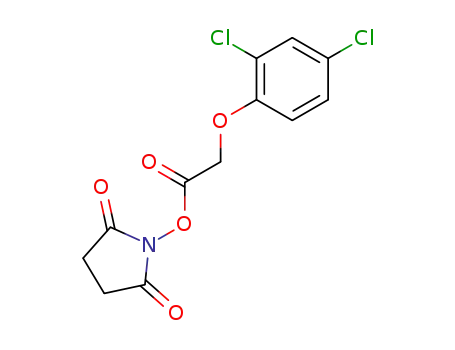 Molecular Structure of 93799-60-1 ((2,4-Dichloro-phenoxy)-acetic acid 2,5-dioxo-pyrrolidin-1-yl ester)