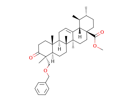 methyl 23-benzyloxy-3-oxours-12-en-28-oate
