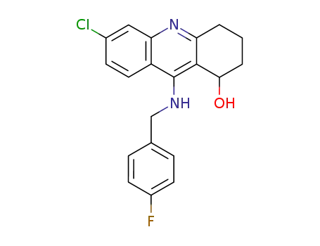 6-Chloro-9-(((4-fluorophenyl)methyl)amino)-1,2,3,4-tetrahydro-1-acridinol