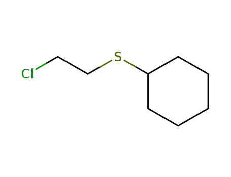 Molecular Structure of 53787-05-6 (2-Chloroethyl cyclohexyl sulphide)