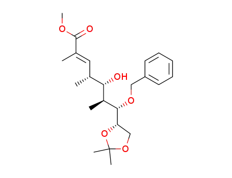 methyl (E)-(4S,5R,6S,7S,8S)-7-(benzyloxy)-5-hydroxy-8,9-(isopropylidenedioxy)-2,4,6-trimethylnon-2-enoate
