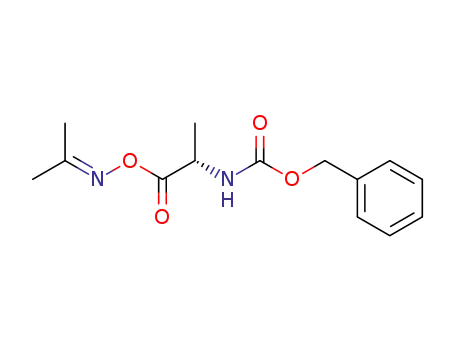 Molecular Structure of 24125-33-5 (N-benzyloxycarbonyl L-alanine acetoxime ester)