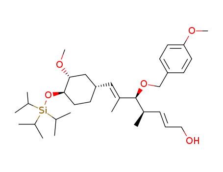 (2E,4R,5S,6E)-4,6-Dimethyl-5-<(p-methoxybenzyl)oxy>-7-<(1R,3R,4R)-3-methoxy-4-<(triisopropylsilyl)oxy>cyclohexyl>-2,6-heptadien-1-ol