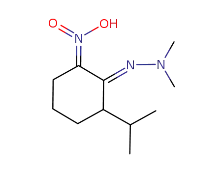 (E)-2-(dimethylhydrazono)-3-(1-methylethyl)-1-aci-nitrocyclohexane