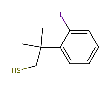 2-(2-iodophenyl)-2-methylpropanethiol