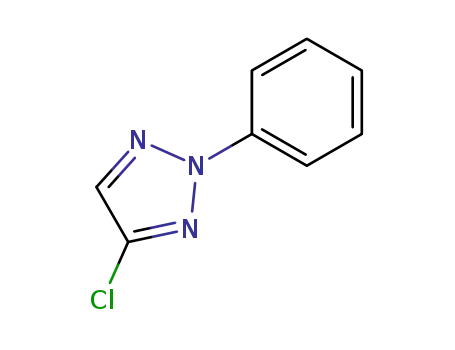 Molecular Structure of 77896-52-7 (2H-1,2,3-Triazole, 4-chloro-2-phenyl-)