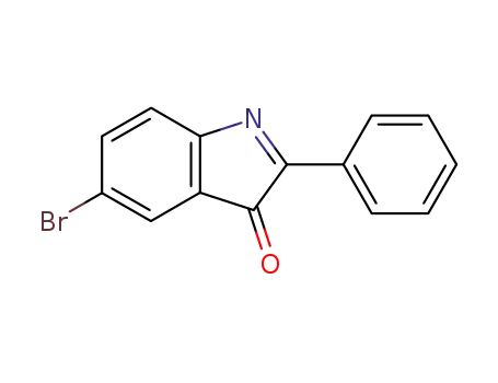 Molecular Structure of 83515-10-0 (5-bromo-2-phenyl-3H-indol-3-one)