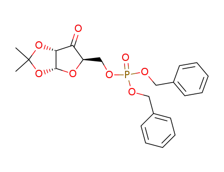 1,2-O-isopropylidene-α-D-erythro-pentofuranose-3-ulose 5-dibenzylphosphate