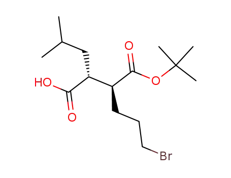 (2R,3S)-6-bromo-3-(tert-butoxycarbonyl)-2-isobutylhexanoic acid