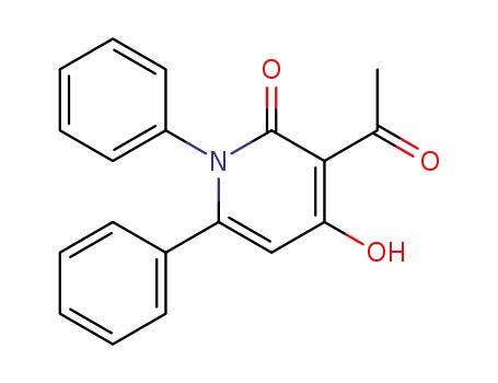 3-acetyl-4-hydroxy-1,6-diphenyl-pyridin-2(1H)-one