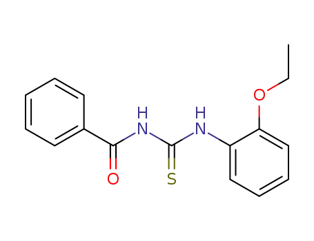 Molecular Structure of 83697-74-9 (N-{[(2-ethoxyphenyl)amino]carbonothioyl}benzamide)