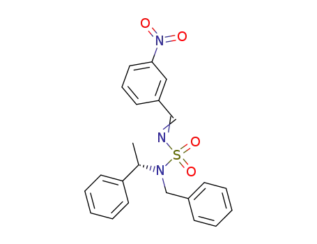 Sulfamide, [(3-nitrophenyl)methylene](1-phenylethyl)(phenylmethyl)-, (S)-