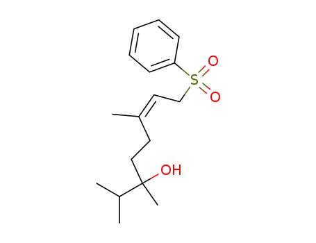 2,3,6-Trimethyl-8-(phenylsulfonyl)-6(Z)-octen-3-ol
