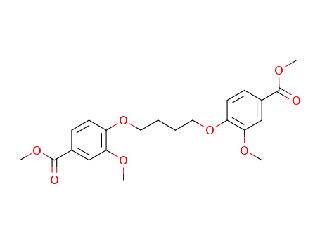 Benzoic acid, 4,4'-[1,4-butanediylbis(oxy)]bis[3-methoxy-, dimethyl
ester