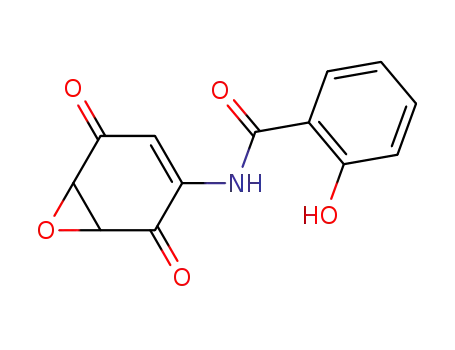 N-(2,5-dioxo-7-oxabicyclo[4.1.0]hept-3-en-3-yl)-2-hydroxybenzamide