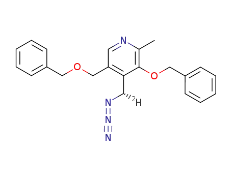 (4'S)-<4'-2H1>-3,5'-O-dibenzylpyridox-4'-yl azide