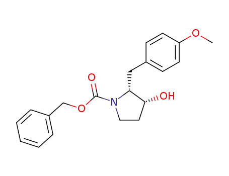 (2R,3R)-1-(Benzyloxycarbonyl)-2-<(4-methoxyphenyl)-methyl>-3-hydroxypyrrolidine