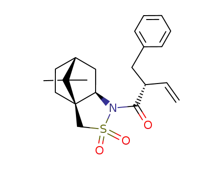 Molecular Structure of 127392-99-8 (N-[(2R)-2-benzyl-3-butenoyl]-(1S)-2,10-camphorsultam)