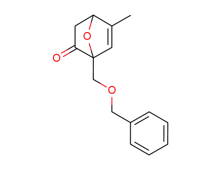 5-methyl-1-<(phenylmethoxy)methyl>-7-oxabicyclo<2.2.1>hept-5-en-2-one