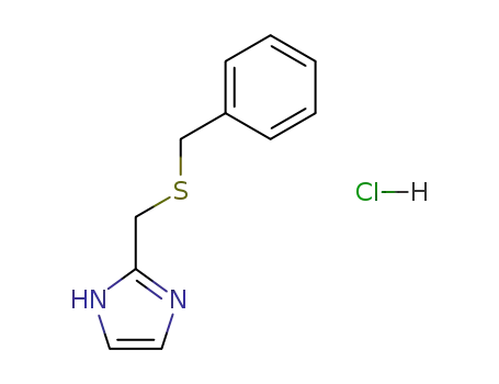 Molecular Structure of 98991-29-8 (2-<(benzylmercapto)methyl>imidazole hydrochloride)