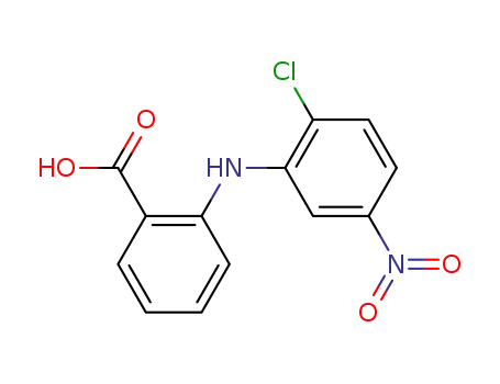 Molecular Structure of 107210-27-5 (5'-nitro-2'-chloro-2-carboxy-diphenylamine)