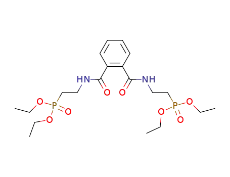 Molecular Structure of 259544-50-8 ((2-{2-[2-(diethoxyphosphoryl)ethylcarbamoyl]benzoylamino}ethyl)phosphonic acid diethyl ester)