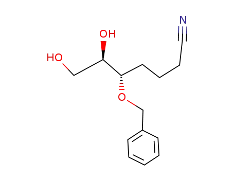 (5S,6R)-5-Benzyloxy-6,7-dihydroxy-heptanenitrile