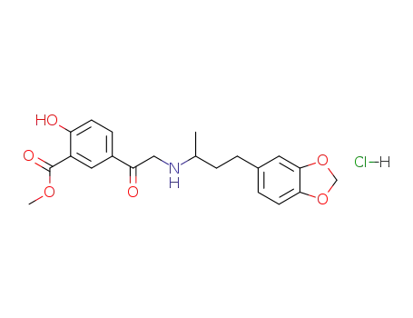 5-[2-(3-Benzo[1,3]dioxol-5-yl-1-methyl-propylamino)-acetyl]-2-hydroxy-benzoic acid methyl ester; hydrochloride