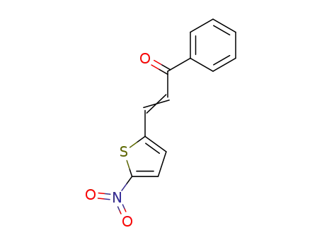Molecular Structure of 18922-31-1 (2-Propen-1-one, 3-(5-nitro-2-thienyl)-1-phenyl-)