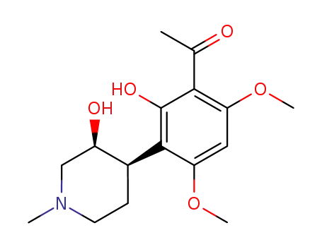 1-(2-Hydroxy-3-((3S,4R)-3-hydroxy-1-methylpiperidin-4-yl)-4,6-dimethoxyphenyl)ethan-1-one