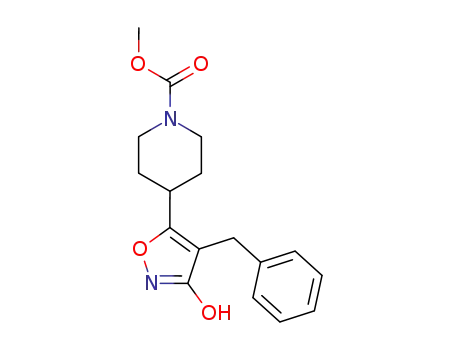 4-benzyl-5-(1-methoxycarbonyl-4-piperidyl)-3-isoxazolol