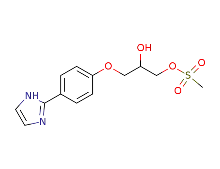 1,2-Propanediol, 3-[4-(1H-imidazol-2-yl)phenoxy]-, 1-methanesulfonate