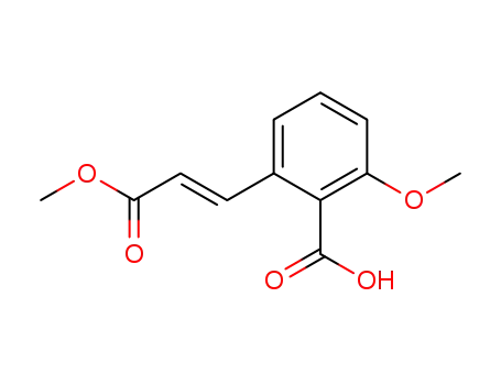Methyl 2-carboxy-3-methoxy-(E)-cinnamate