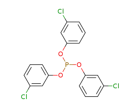 Molecular Structure of 32116-16-8 (Phosphorous acid, tris(3-chlorophenyl) ester)