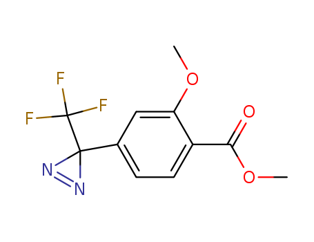 2-METHOXY-4-[3-(TRIFLUOROMETHYL)-3H-DIAZIRIN-3-YL]BENZOIC ACID, METHYL ESTER