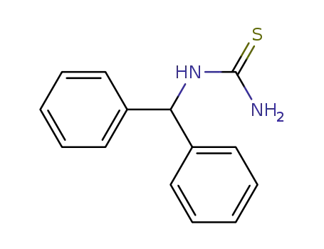 Molecular Structure of 92192-94-4 (1-BENZHYDRYL-2-THIOUREA)