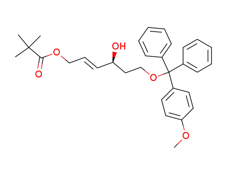 (2E,4S)-4-hydroxy-6-<(4-methoxyphenyl)(diphenyl)methoxy>hex-2-enyl 2,2-dimethylpropanoate