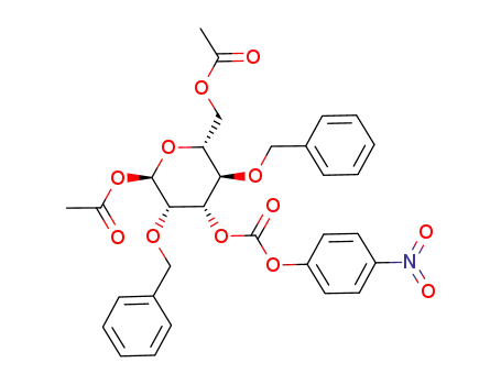 6-O-acetyl-2,4-di-O-benzyl-3-O-[(p-nitrophenyl)formyl]-α-D-mannopyranosyl acetate
