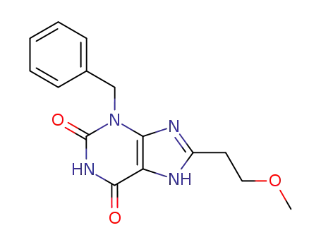 3-Benzyl-8-(2-methoxy-ethyl)-3,7-dihydro-purine-2,6-dione