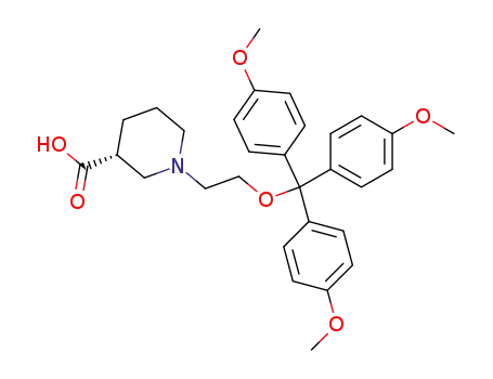 (S)-1-[2-[트리스(4-메톡시페닐)메톡시]에틸]-3-피페리딘카르복실산