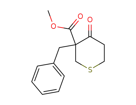 3-benzyl-3-(methoxycarbony)-4-thianone