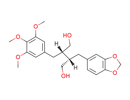 (2S,3S)-2-(1,3-benzodioxol-5-ylmethyl)-3-(3,4,5-trimethoxybenzyl)butane-1,4-diol