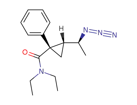 (1S,2R)-1-phenyl-2-<(S)-1-azidoethyl>-N,N-diethylcyclopropanecarboxamide