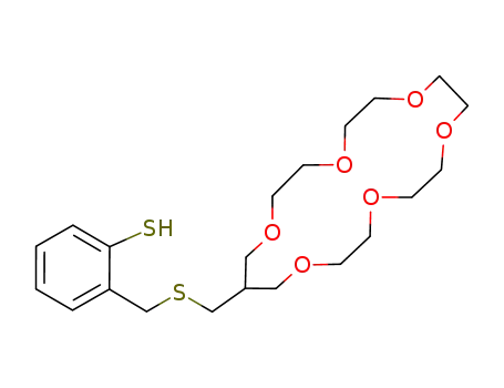 Benzenethiol,
2-[[(1,4,7,10,13,16-hexaoxacyclononadec-18-ylmethyl)thio]methyl]-