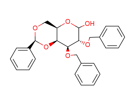 2,3-Bis-O-(phenylmethyl)-4,6-O-(phenylmethylene)-D-galactopyranose