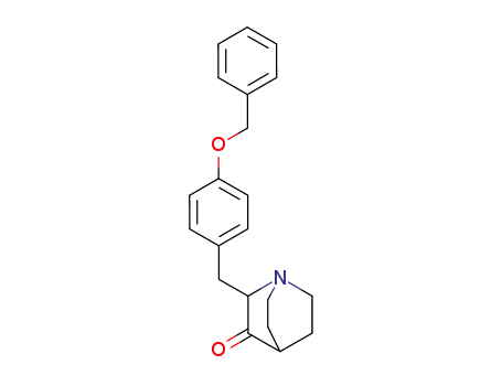 2-[4-(benzyloxy)benzyl]-1-azabicyclo[2.2.2]octan-3-one