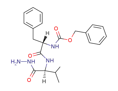 Molecular Structure of 6645-20-1 (L-Valine, N-[N-[(phenylmethoxy)carbonyl]-L-phenylalanyl]-, hydrazide)