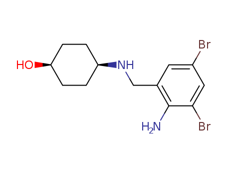 Cyclohexanol, 4-[[(2-amino-3,5-dibromophenyl)methyl]amino]-, cis-