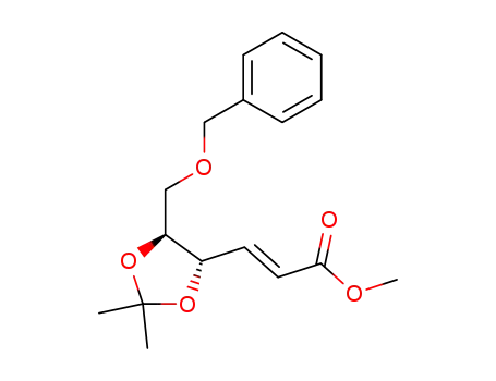 (E)-methyl trans-4,5-(isopropylidenedioxy)-6-(benzyloxy)-2-hexenoate
