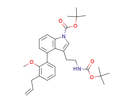 4-(3-allyl-2-methoxyphenyl)-N,N'-di-tert-butoxycarbonyltryptamine